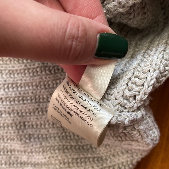 Free People Gray Knit Collared Sweater - Picture 4 of 5